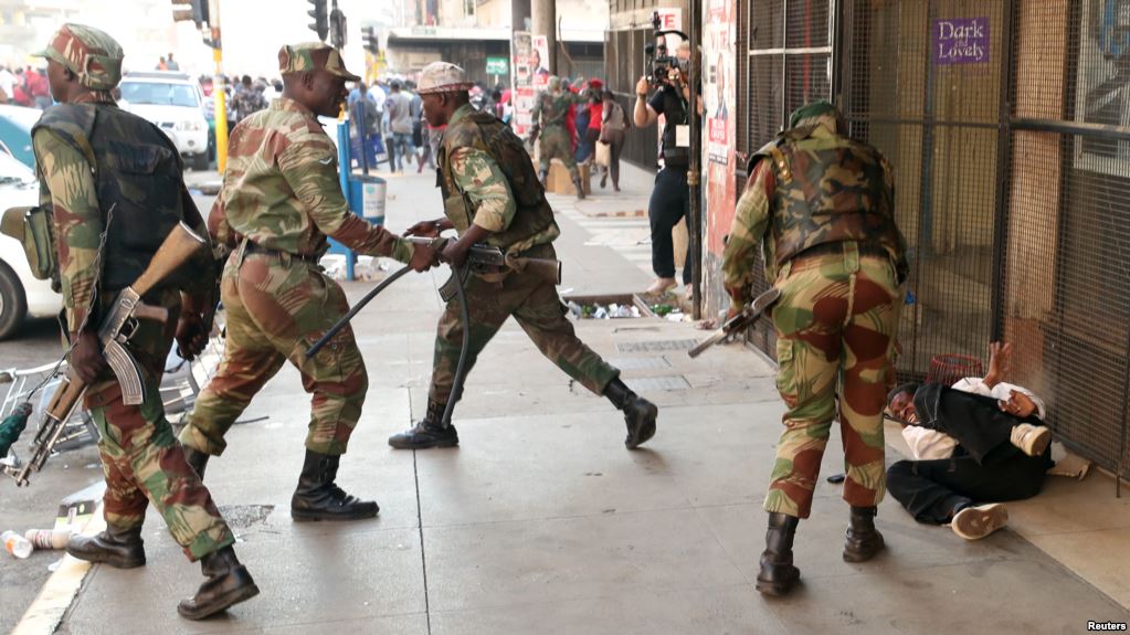 Military Violence Breaks Up 2018 demo regarding election rigging